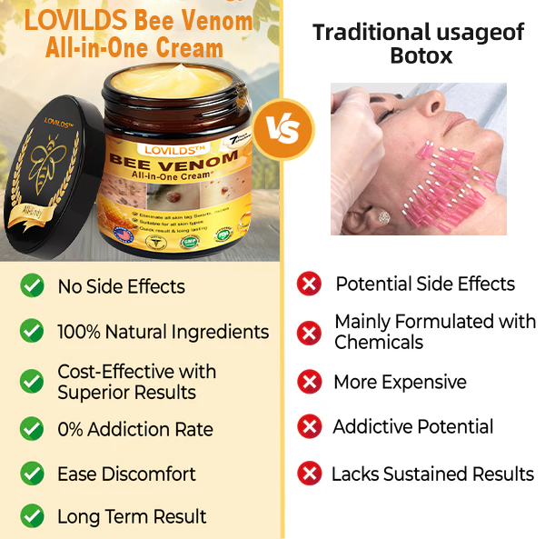 LOVILDS™ Bee Venom Cream – 🌸 Anti-Aging, Hydrating & Skin Repair